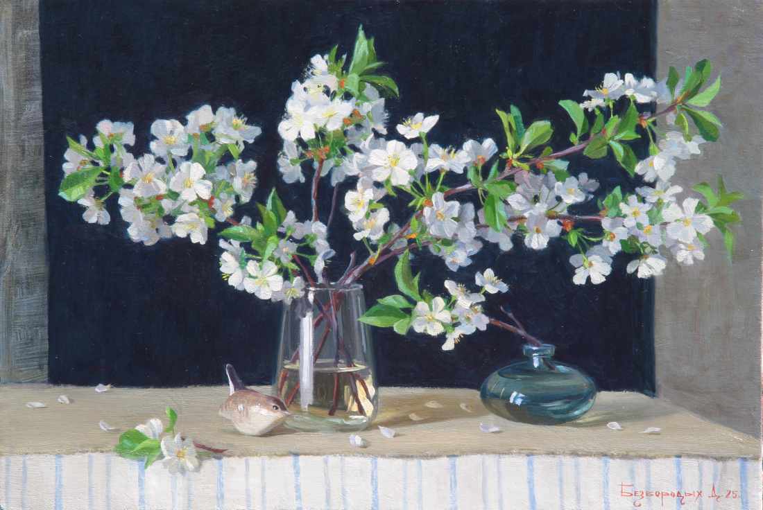 Картина Цвет вишни, Художник — Дина Безбородых